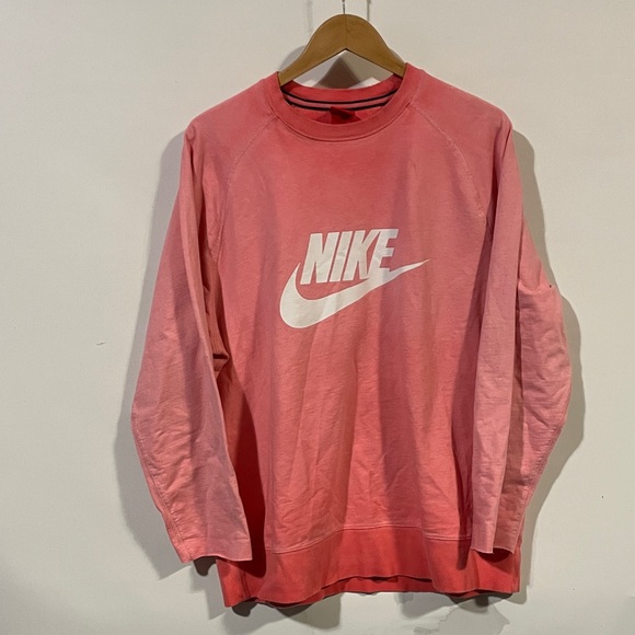 Nike tech fleece Coral crewneck Sweatshirt - Picture 1 of 4